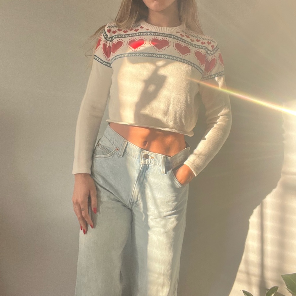 RARE brandy heart sweater